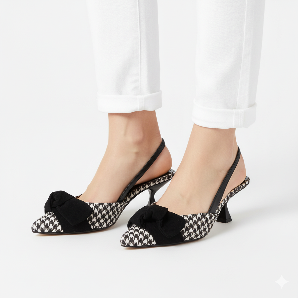 ZARA BOW HEEL
