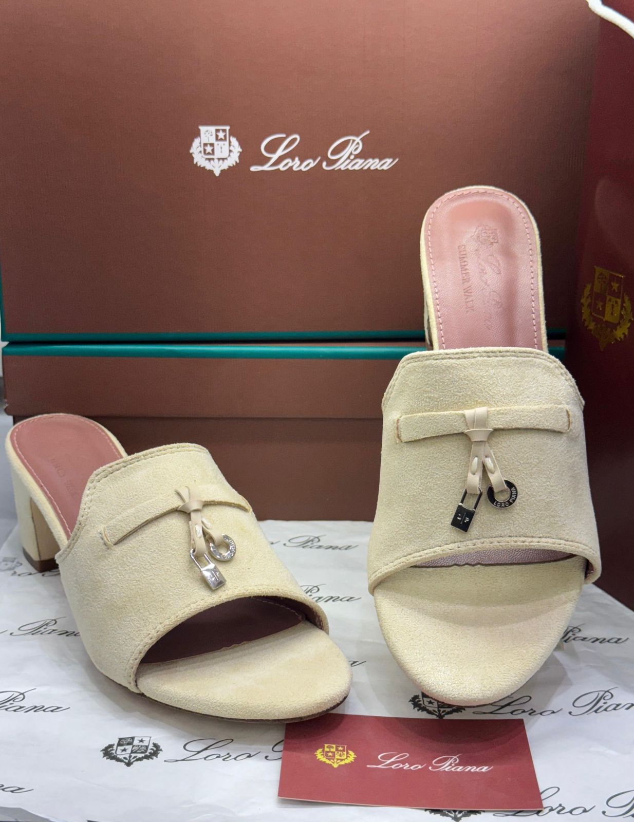 LORO PIANA SUMMER CHARMS SANDALS