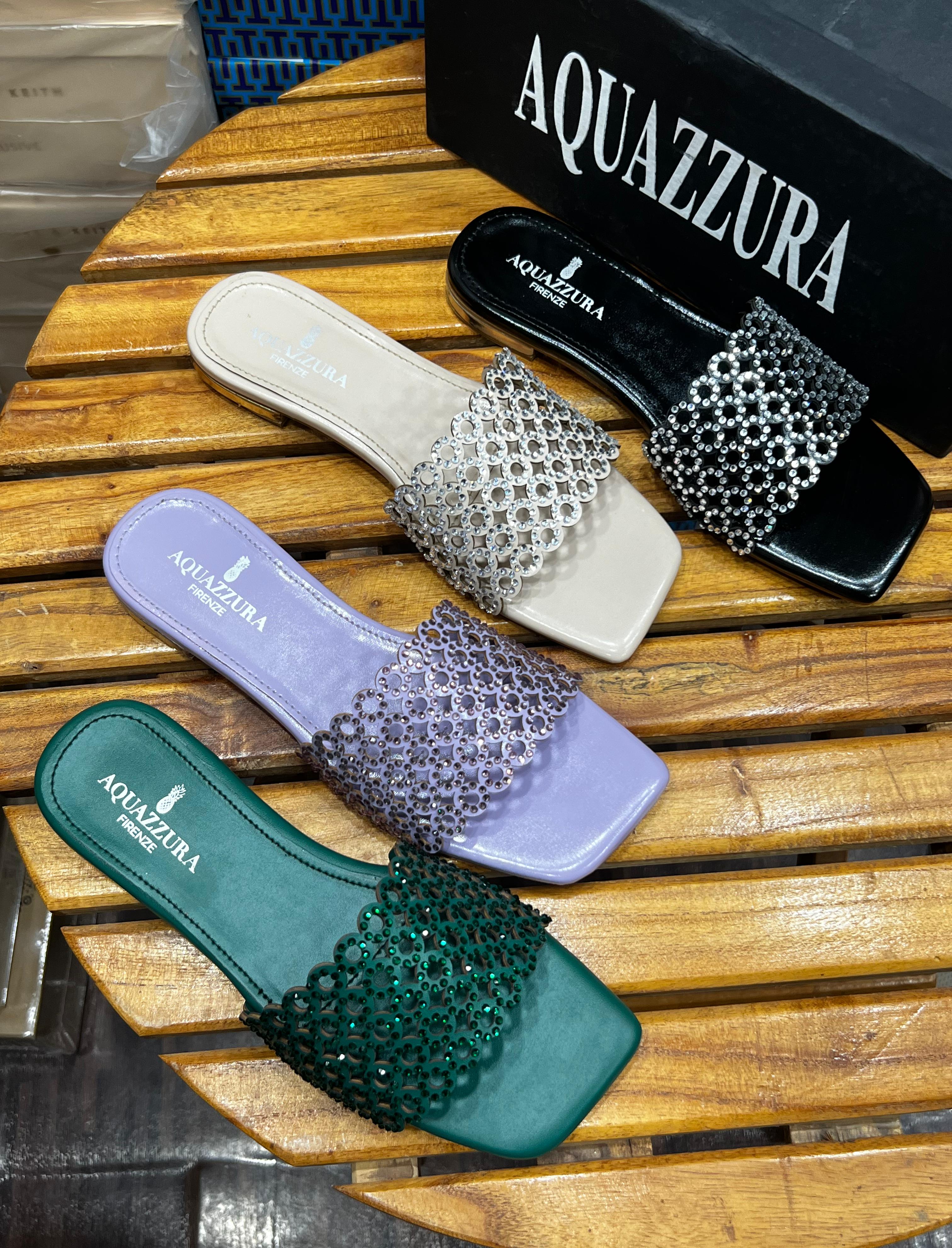 AQUAZZURA RING STONE FLAT