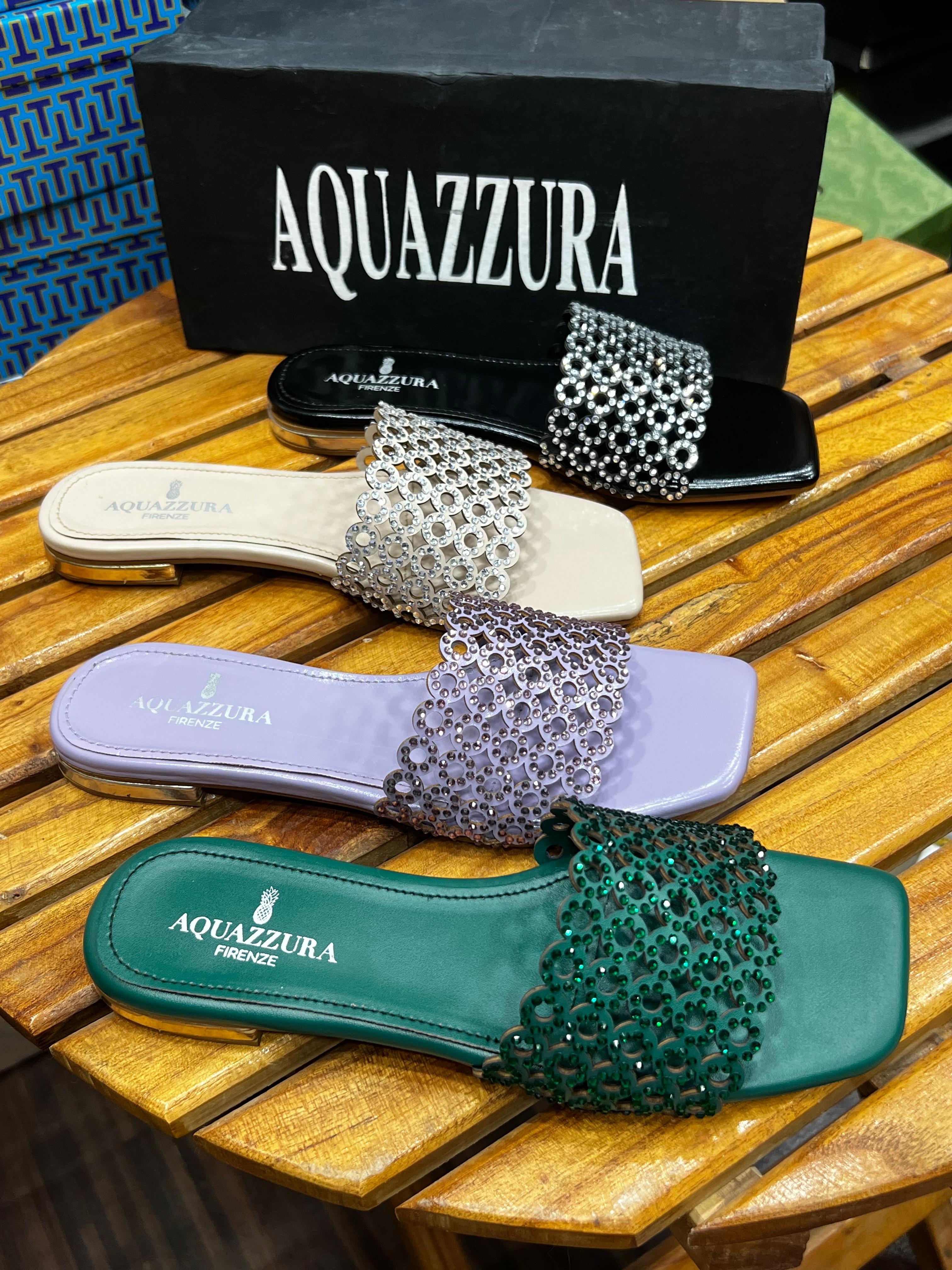 AQUAZZURA RING STONE FLAT