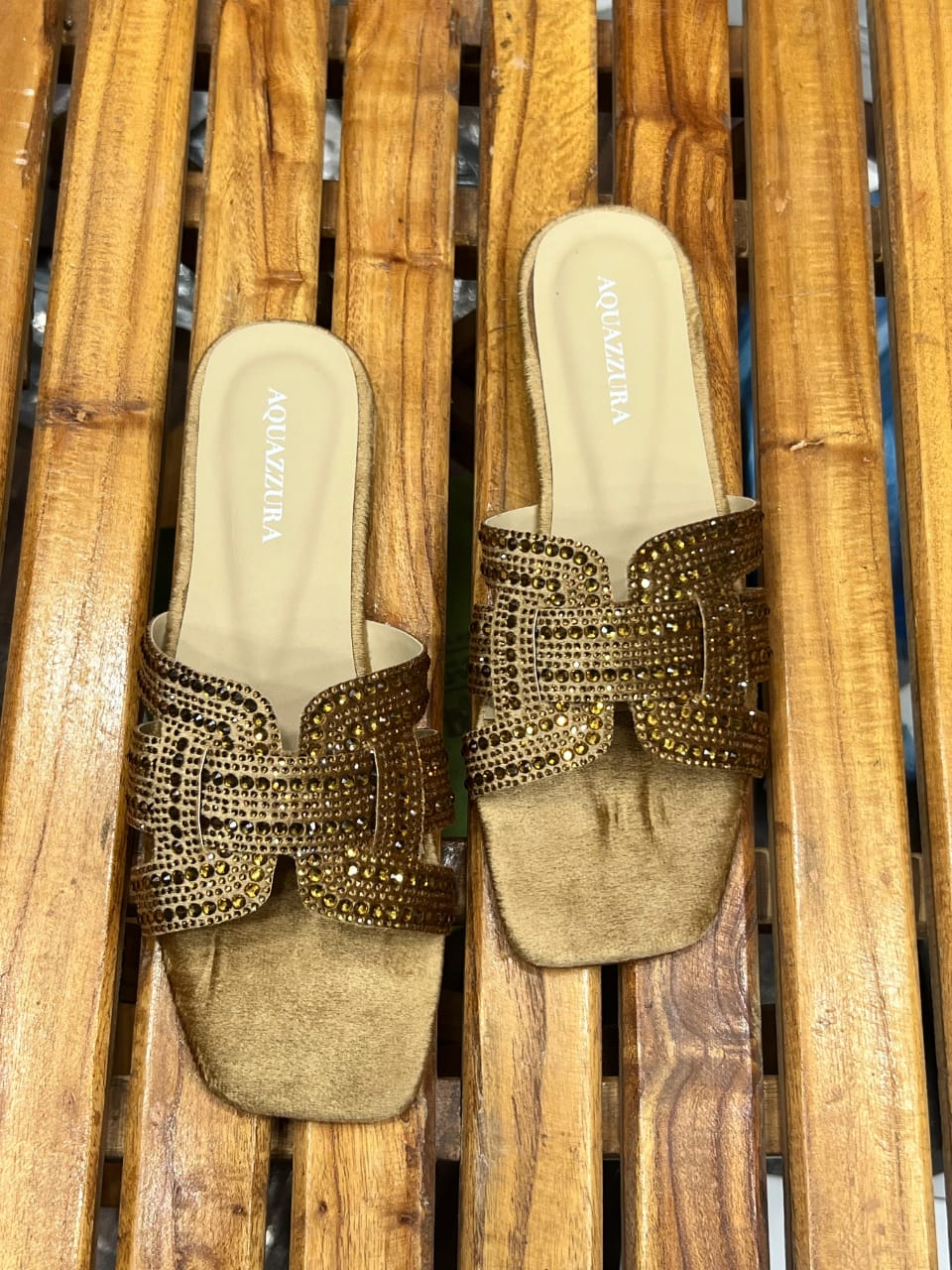 AQUAZZURA FLAT SLIPPERS