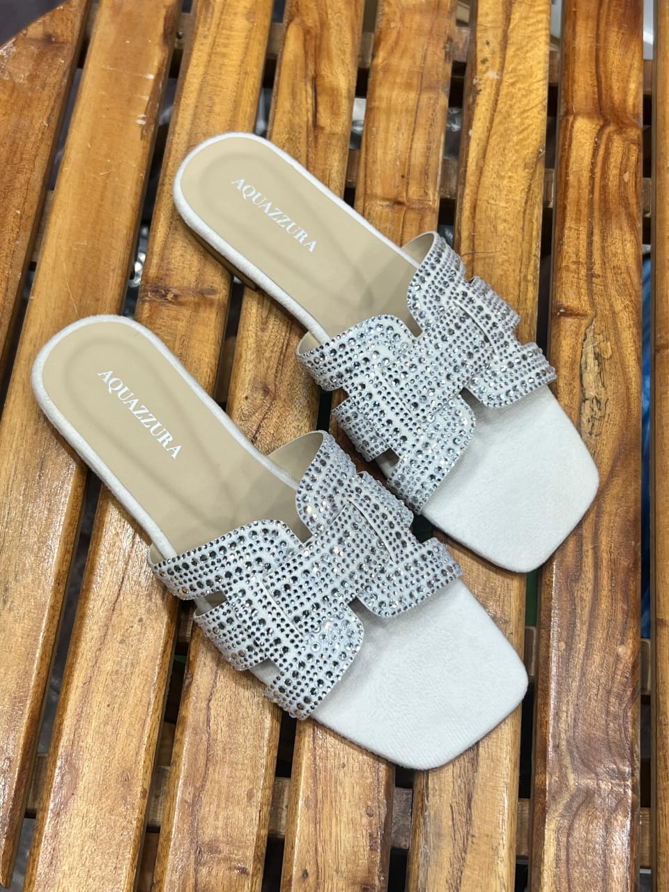 AQUAZZURA FLAT SLIPPERS