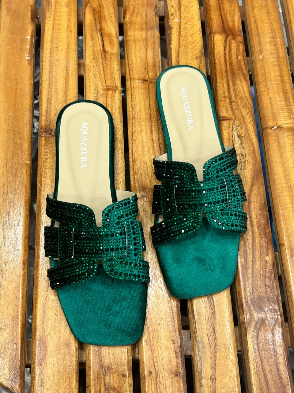 AQUAZZURA FLAT SLIPPERS