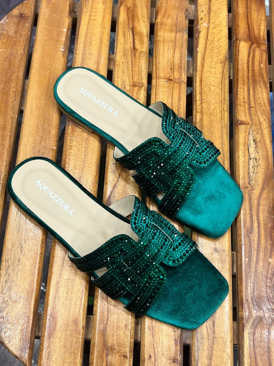 AQUAZZURA FLAT SLIPPERS