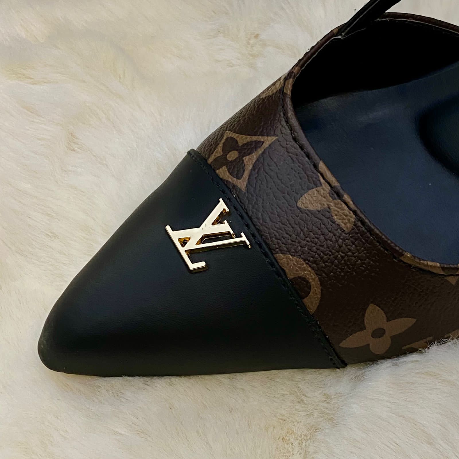 LV MONOGRAM HEELS