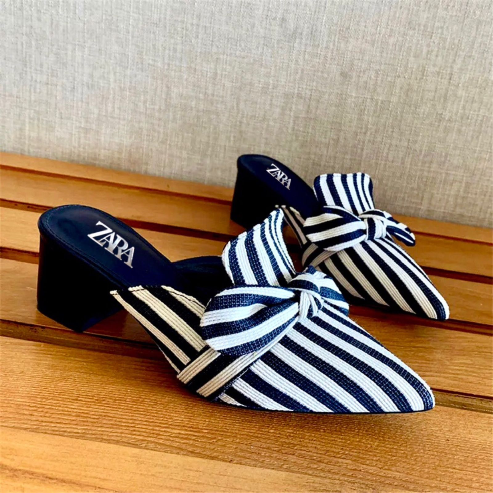 ZARA BOW KNOT HEEL