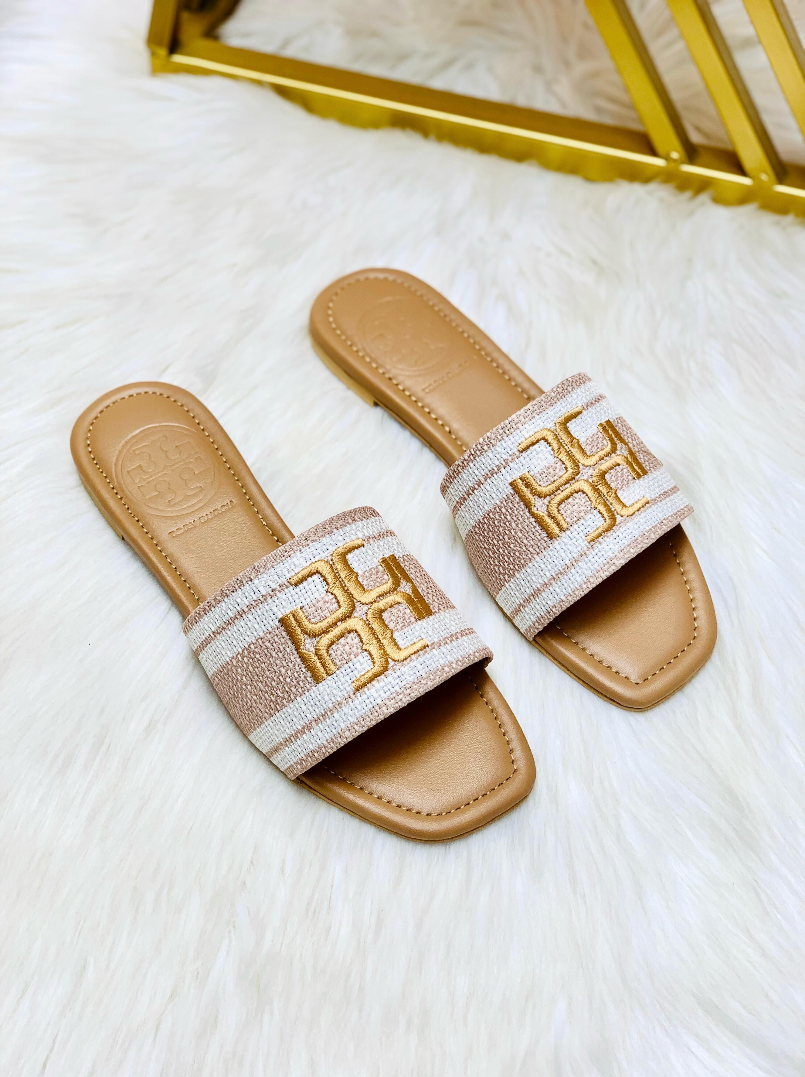 Tory Burch Embroidery Flat Slipper