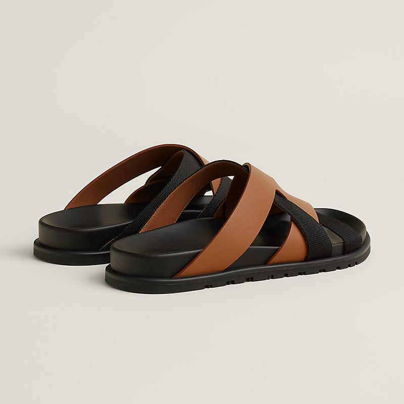 Fioure Luxury Crossover Strap Slide Sandals