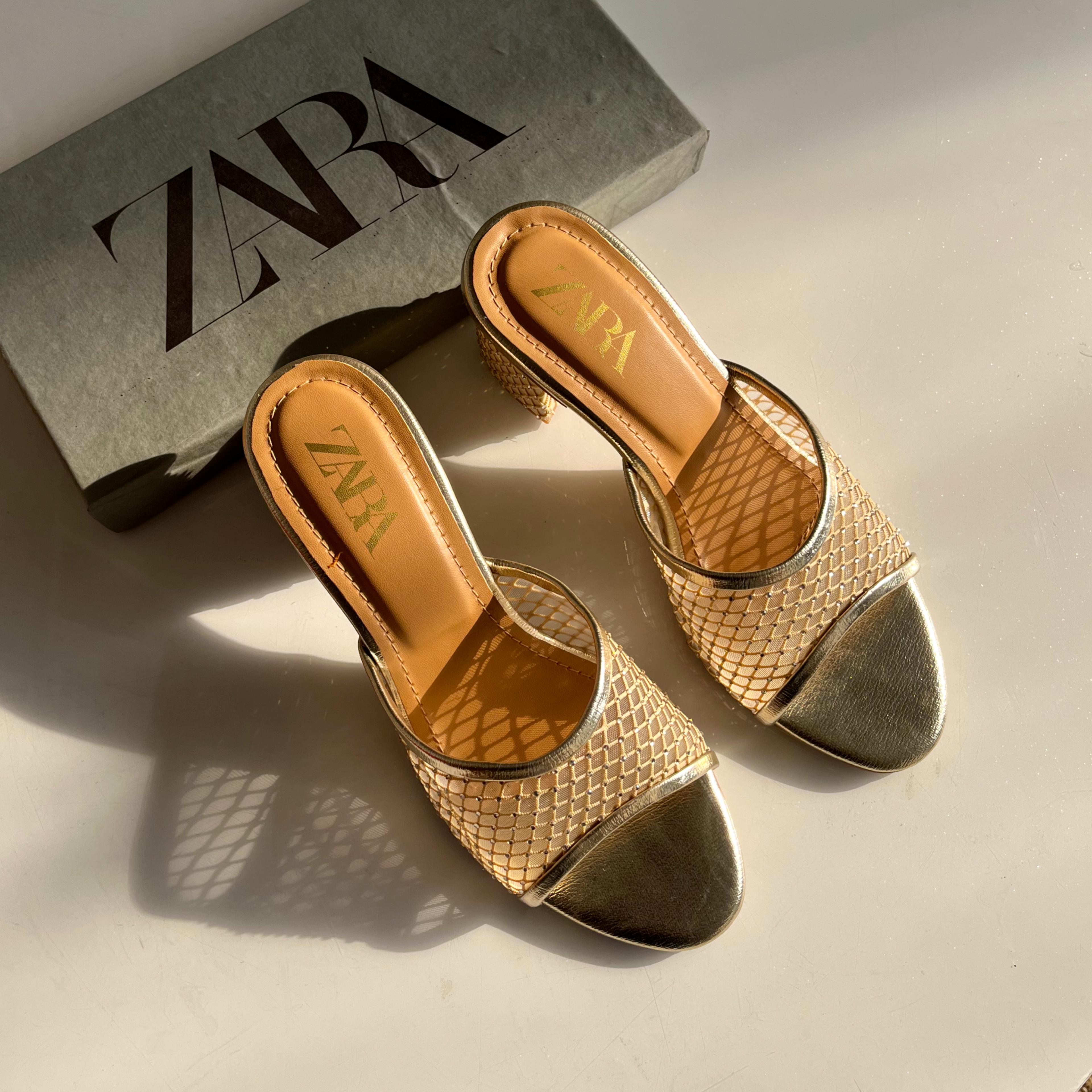 Fioure Luxury Textured Block Heel Mules