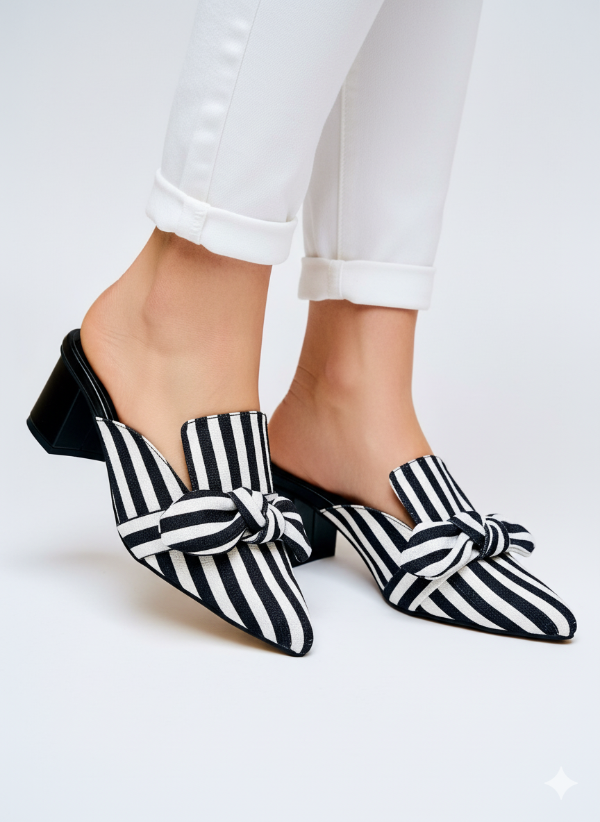 ZARA BOW KNOT HEEL