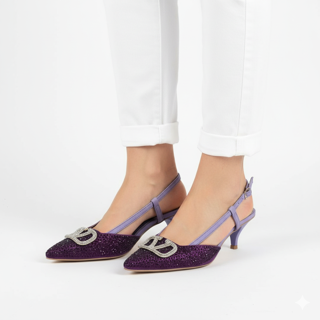 VALENTINO STONE HEELS