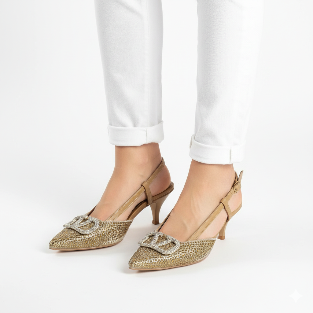 VALENTINO STONE HEELS