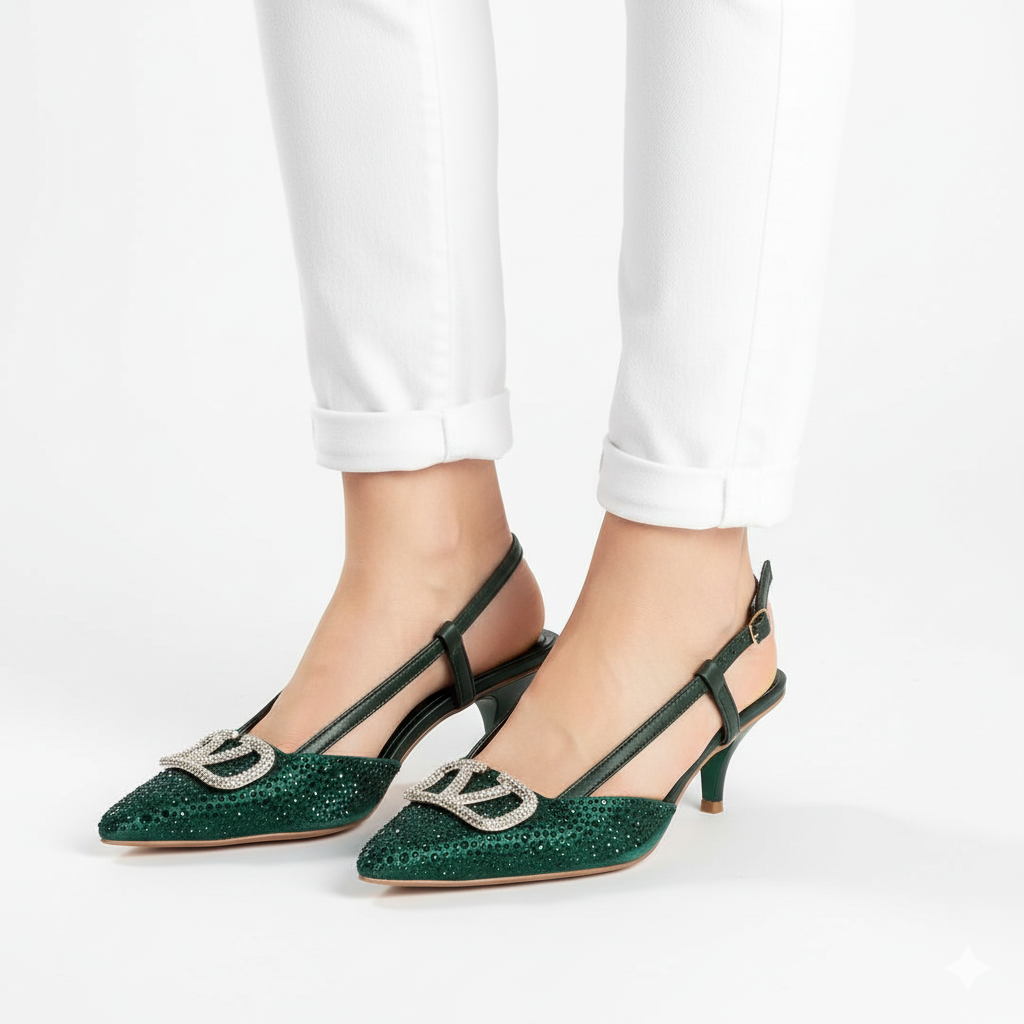 VALENTINO STONE HEELS