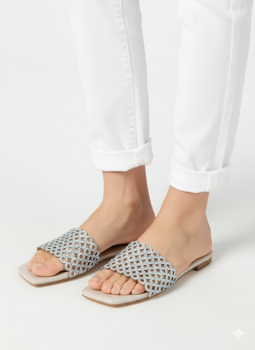 AQUAZZURA RING STONE FLAT