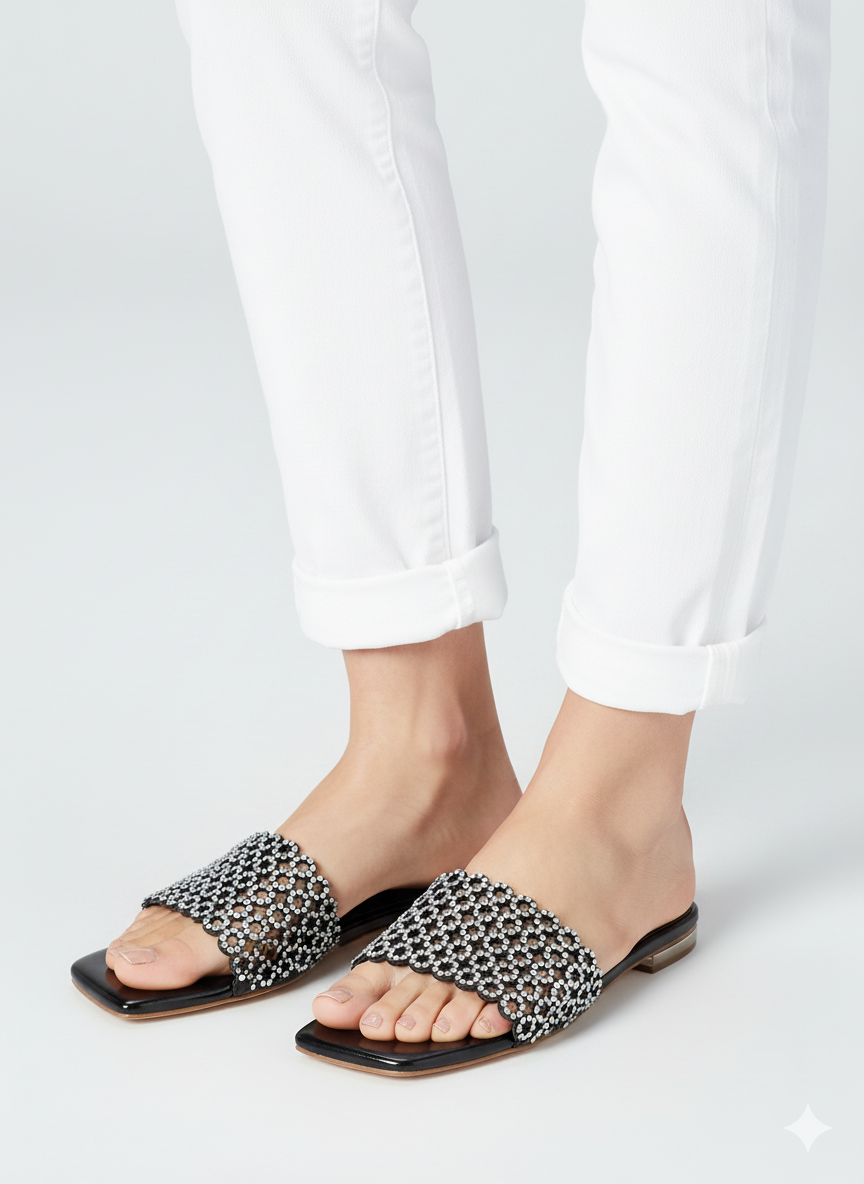 AQUAZZURA RING STONE FLAT