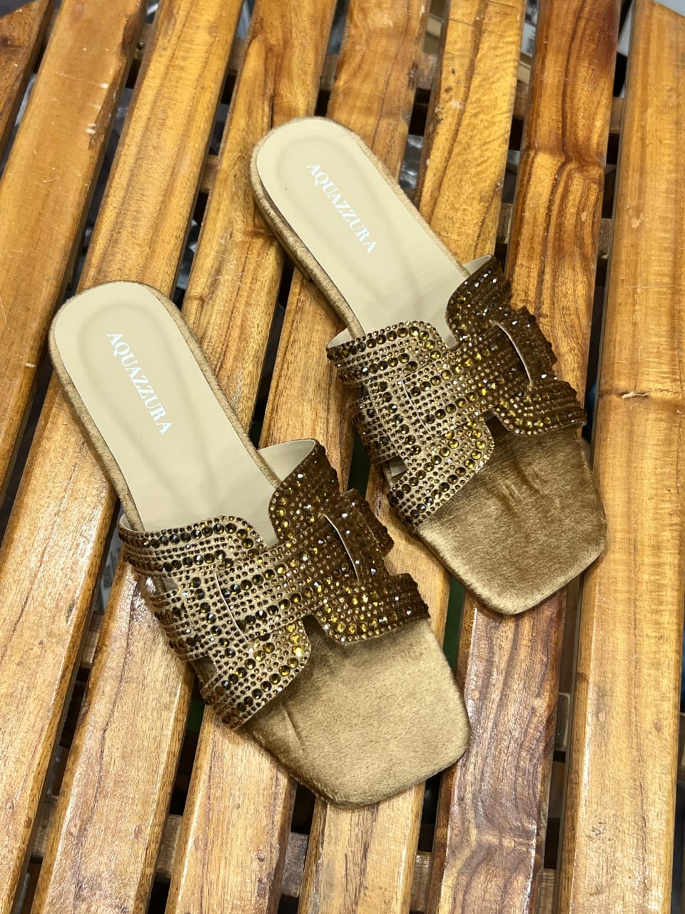 AQUAZZURA FLAT SLIPPERS