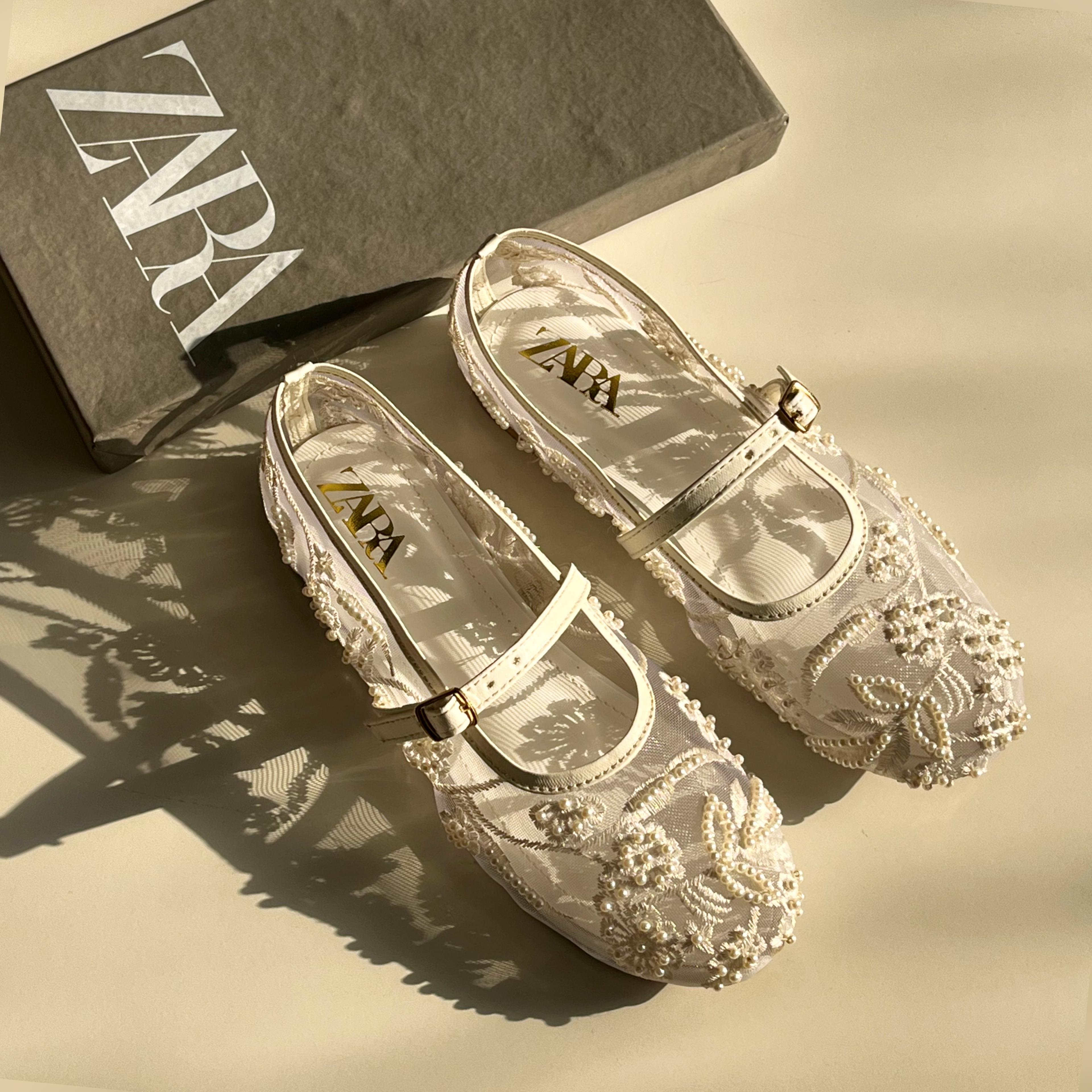 Fioure Luxury Embellished Mary Jane Flats