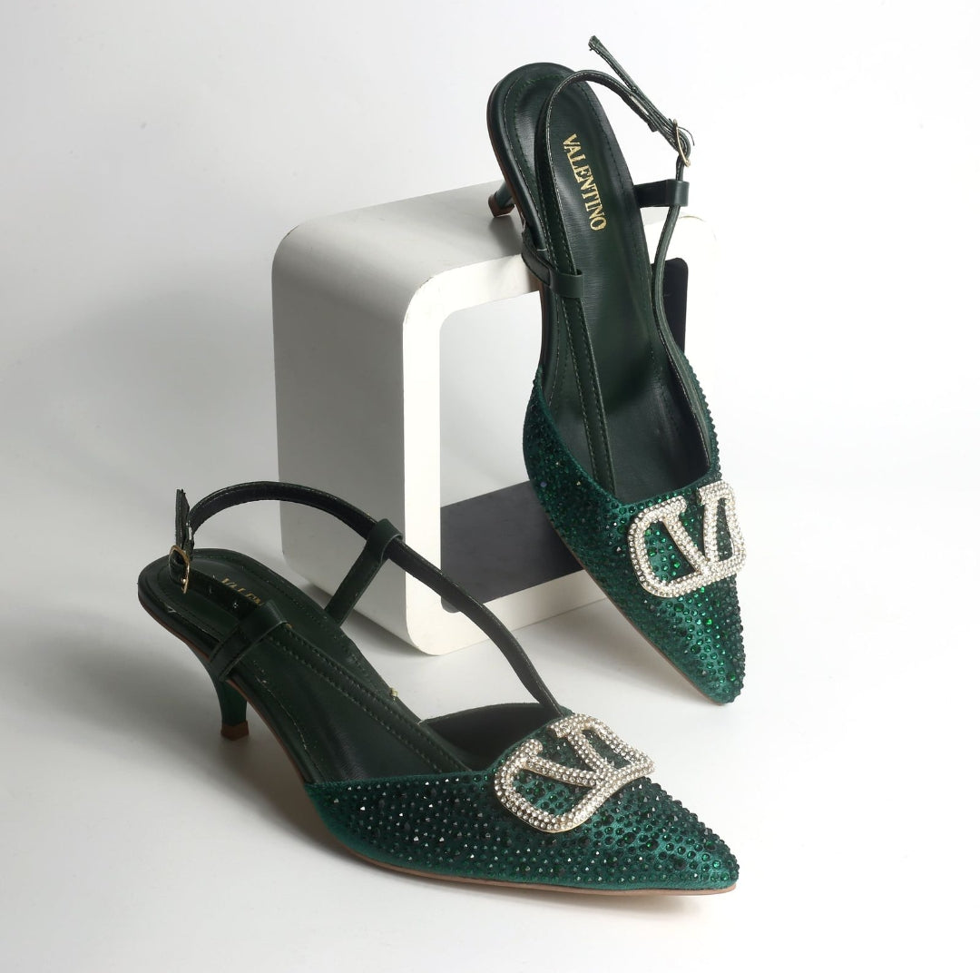 VALENTINO STONE HEELS