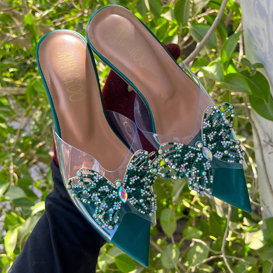 JIMMY CHOO Elegant Crystal-Detailed Heels